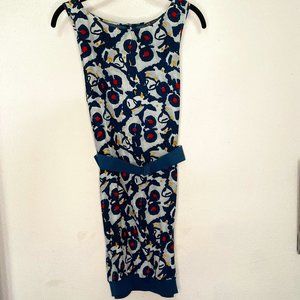 Armani Exchange Printed Silk Dress